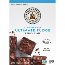 KING ARTHUR MIX BROWNIE GF, 17 OZ