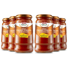 Sacla Cherry Tomato Pasta Sauce - Authentic Italian Tomato Sauce with Parmesan, Tasty Stir in Sauces and Great with Penne Pasta for a Quick and Easy