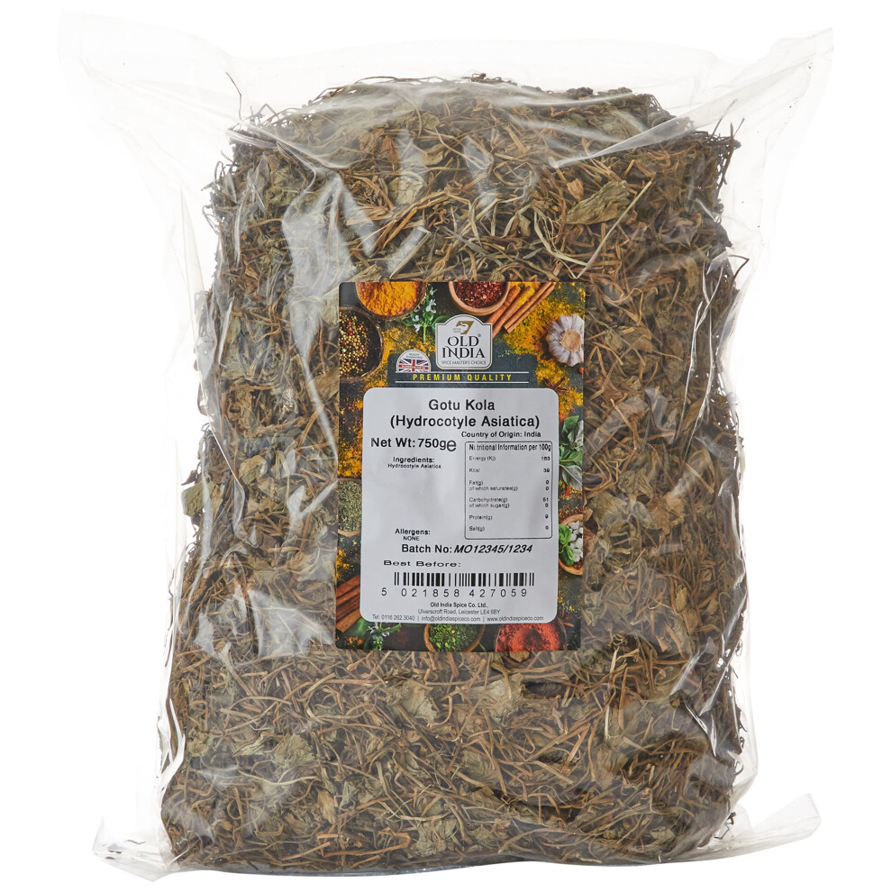 Old India Gotu Kola (Hydrocotyle Asiatica) 750 G