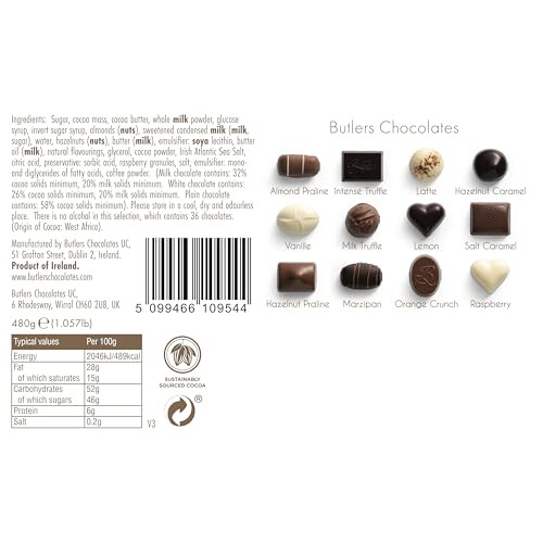 Butlers Large Ballotin 480g 1