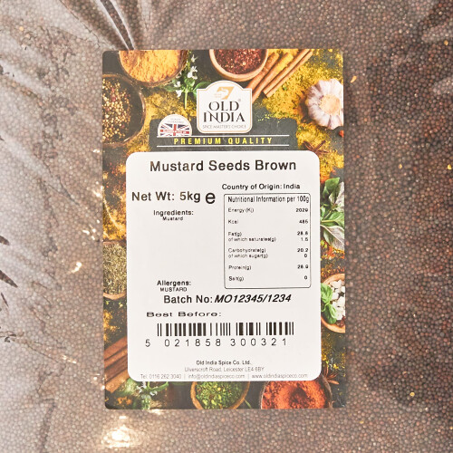 Old India Mustard Seeds Brown 5kg 1