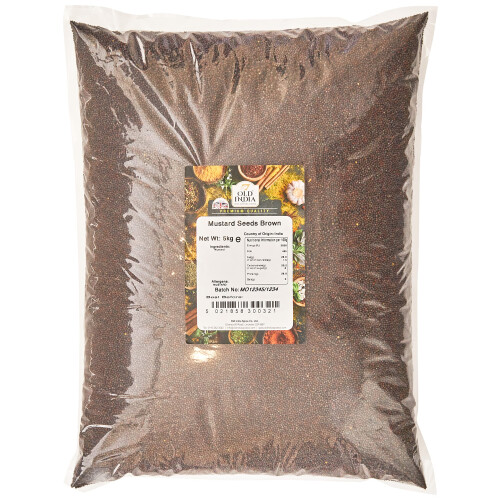 Old India Mustard Seeds Brown 5kg