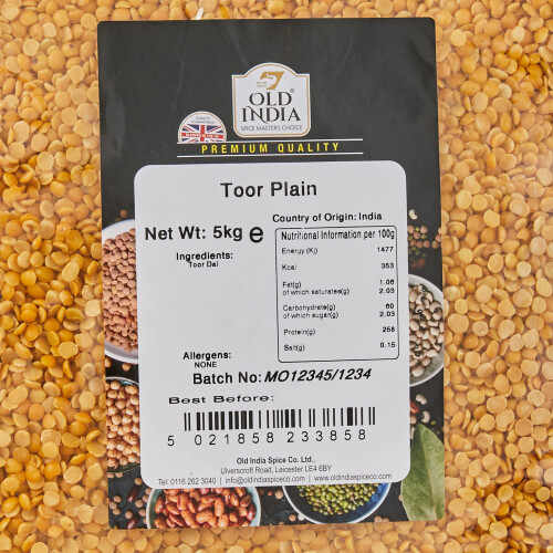 Old India Toor Plain 5kg 1