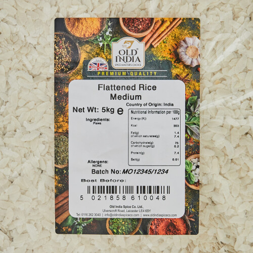 Old India Flattened Rice Medium 5kg 1