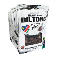 Nam Flava - Original Biltong from Namibia - 1,2 kg (12x100g) - dried meat, beef jerky, high protein, savoury snack