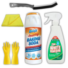 Ultimate Cleaning Bundle with Duzzit Baking Soda & 500g and Dripak White Vinegar for Cleaning - Includes Includes White Vinegar Cleaning Spray,