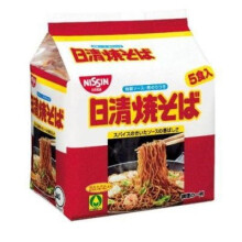 Nissin Yakisoba Japanese Instant Fried Noodles 5 Servings