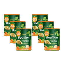 Marigold Vegetable Bouillon Powder, 500g (Pack of 6) ? Instant Vegan Stock powder, Natural Ingredients, No Artificial Additives ? Ideal for Soups,