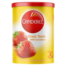Canderel Granular Sweetener with Sucralose, 500G Drum