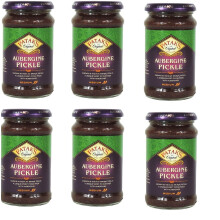 Patak's Brinjal Aubergine Pickle Medium (283g) - Pack of 6