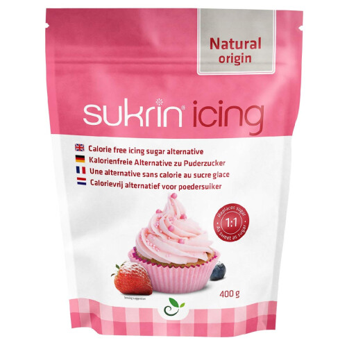 Sukrin Icing Sugar Sweetener 400 g Twin Pack 1