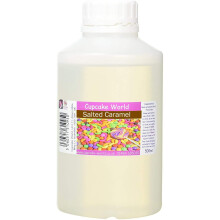 Cupcake World Liquid Baking Food Flavourings Essence Salted Caramel 500ml