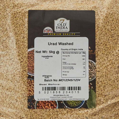 Old India Urad Washed 5kg 1