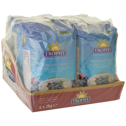Trophy Pudding Rice, 2 kg, Pack of 6 2