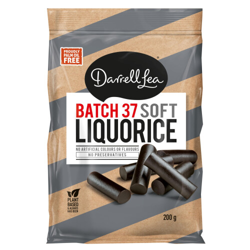 Darrell Lea - Batch 37 Soft Liquorice, 8 x 200g