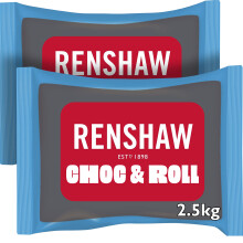 Renshaw Choc n Roll Chocolate Flavoured Fondant Icing - Brown, 5 kg (Pack of 1)