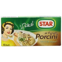 Star Ai Funghi Porcini 10 Stock Cubes 100 g (Pack of 6)