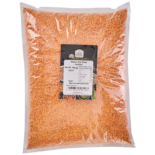 Old India Masur Dal (Red Lentils) 5kg