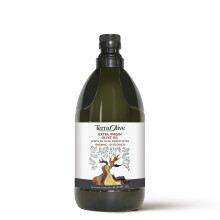 TERRAOLIVE - Organic Extra Virgin Olive Oil, Olive Variety, Cooking Oil, Olive Variety, Smooth Body, Sourced in Spain, Montes de Toledo, Recycled PET