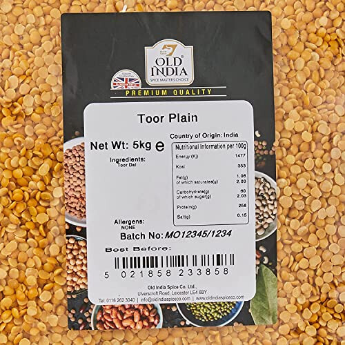 Old India Toor Plain, 5 kg 1