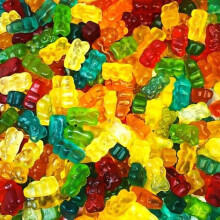 Gummy Bears Sweets - 1KG Bag - Jelly Bear Sweets - Teddy Bear Shapped Sweets
