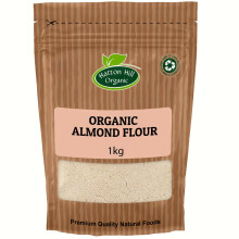 Organic Almond Flour 1kg by Hatton Hill Organic | Finely Ground for Baking, Cooking & More