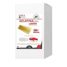 Gelatin leaf - Halal, 1kg. 300 leaf, neutral flavor - professional