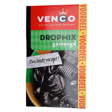 Venco Liquorice Drop Mix, Assorted (Gemengd), Sweet, Salt, Soft & Hard, 475 g (16.8 oz), 1 Box