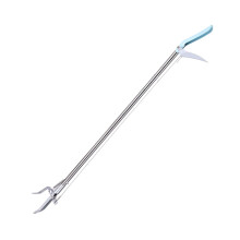 Grabber Tool Stainless Steel Long Rod with Spring Claw and Ergonomic Grip for Mobility Aid