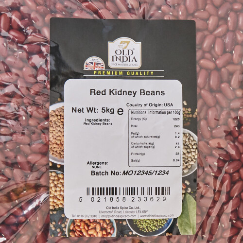 Old India Red Kidney Beans 5kg 1