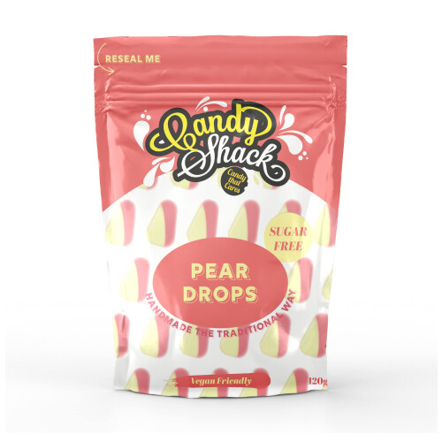 Candy Shack - Sugar Free Pear Drops, 120 g x 12