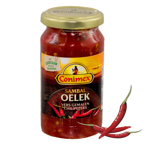 Conimex Sambal Oelek, Hot Chilli Paste, 375g 2