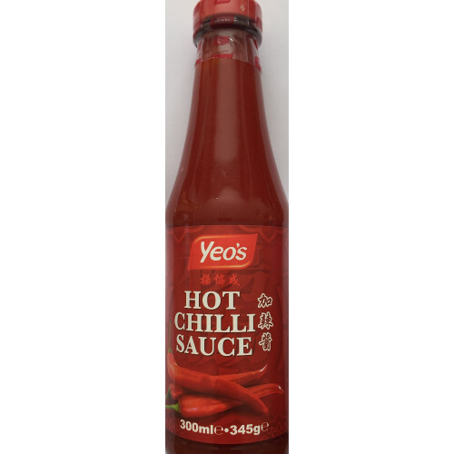 Yeo's Hot Chilli Sauce 345g (Pack of 2)