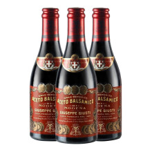 GIUSEPPE GIUSTI - Traditional Italian Vinegar (Aceto Balsamico di Modena IGP) 3 Gold Medals - Pack of 3 x 250 ml