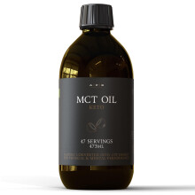 APE Nutrition C8 & C10 MCT Oil 100% Pure Coconut | Supports Keto Diet, Ketone Boost Intermittent Fasting for Energy & Mental Clarity, Vegan | 500ml