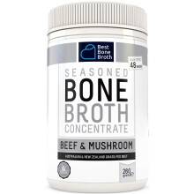 Bone Broth Premium Beef Bone Broth Concentrate Mushroom Flavour- 100% Sourced from AU Grass-Fed, Pasture-Raised Cattle - Healthier Skin & Nails,