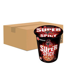 Nongshim Shin Red Ramyun Super Spicy Cup 68g (12 Cups)