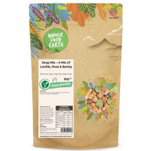 Wholefood Earth Soup Mix - A Mix of Lentils, Peas and Barley 2 kg | GMO Free | High Fibre | High Protein