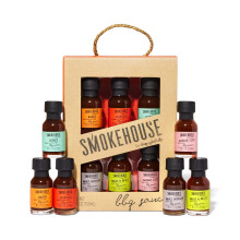 Modern Gourmet Foods, BBQ Sauce Collection, Variety 6 Pack, Flavours Include Root Beer BBQ Sauce, Jalapeno Wing Sauce, Tangy BBQ Sauce, Bourbon BBQ