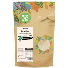 Wholefood Earth Yellow Semolina 3 kg | GMO Free | Natural