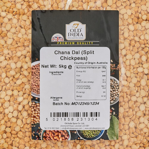 Old India Chana Dal (Split Chickpeas), 5 kg 1