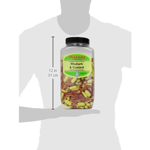 Maxons Rhubarb and Custard Jar 2.95 Kg 2