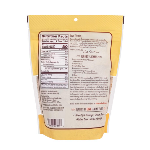 Bob's Red Mill Natural Almond Flour, Super-Fine, 16 oz 2