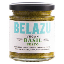Belazu Vegan Basil Pesto 165g (Pack of 6)