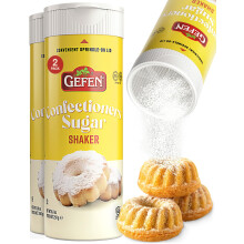 Gefen Confectioners Sugar Shaker, 250g (Pack of 2) | Powdered Sugar | Gluten Free | Premium Icing Sugar | Kosher