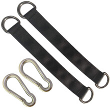 Tree Swing Straps 2PCS 25cm Heavy Duty Weatherproof with Carabiner for Outdoor Hammock