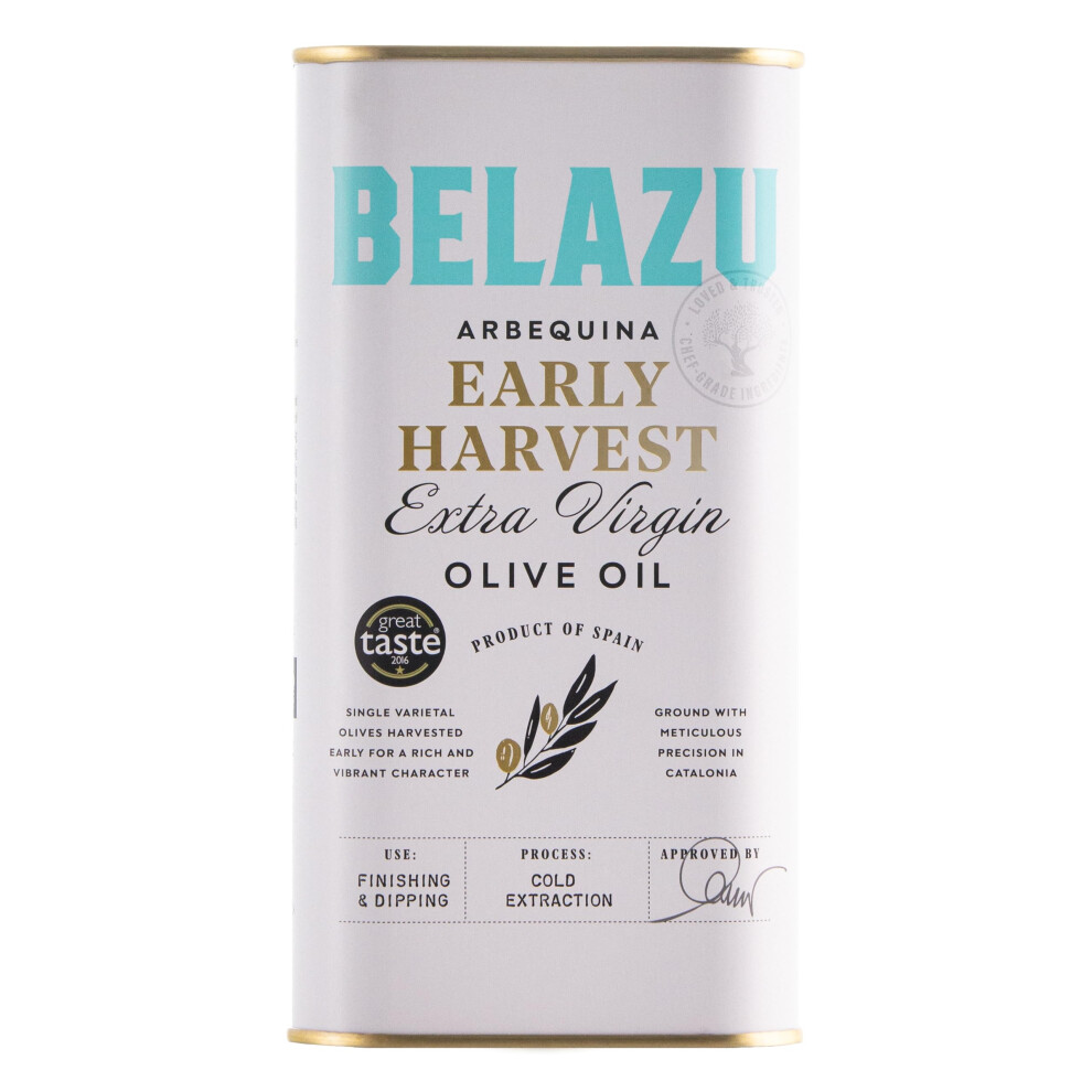 Belazu Early Harvest Olive Oil Tin, 1L, Pack of 1-image-OPC-PR9HKXW-NEW