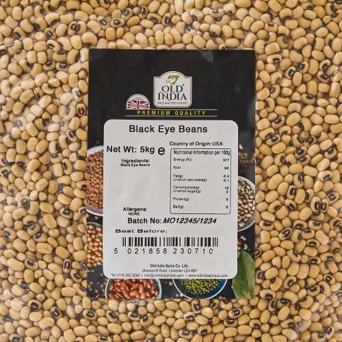 Old India Black Eye Beans 5kg 1