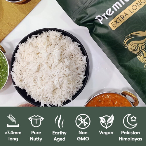 Yum Asia Super Kernel Premium Basmati Rice - 5kg 2