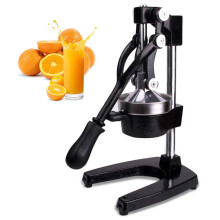 Manual Citrus Juicer Press for Maximum Juice Extraction, Heavy Duty Commercial Orange and Lemon Squeezer (Black)
